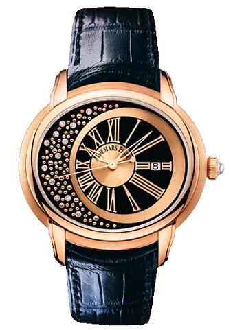 Review Audemars Piguet Millenary Morita 15331OR.OO.D102CR.01 replica watch price - Click Image to Close